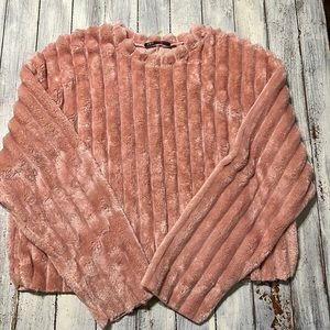 Blush pink Zara sweater